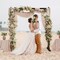 7.2FT Wooden Wedding Arch Arbor Backdrop Stand for Ceremony Party Decoration